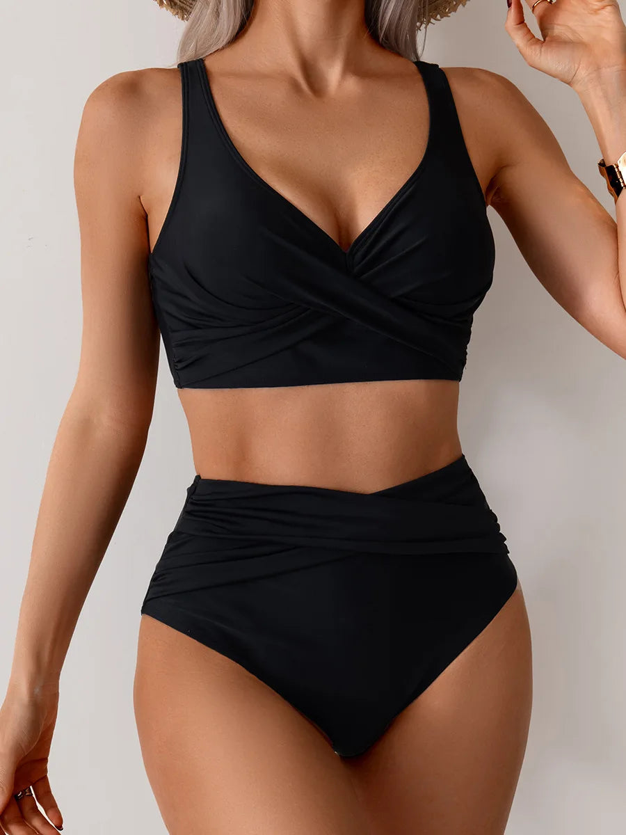 Nyári szexi bikinik push up fürdőruhák női fürdőruha női strandruhákhoz fürdőruhák magas derekú bikiniszett medencefürdőző