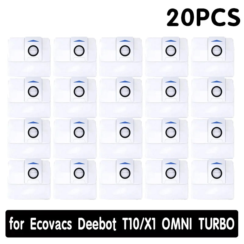 Porzsák Ecovacs Deebot T20 OMNI / T20 / T20 Max / T20 Pro / X1 OMNI / X1 TURBO / T10 OMNI / T10 TURBO porszívókhoz, felmosó kendő tartozékok