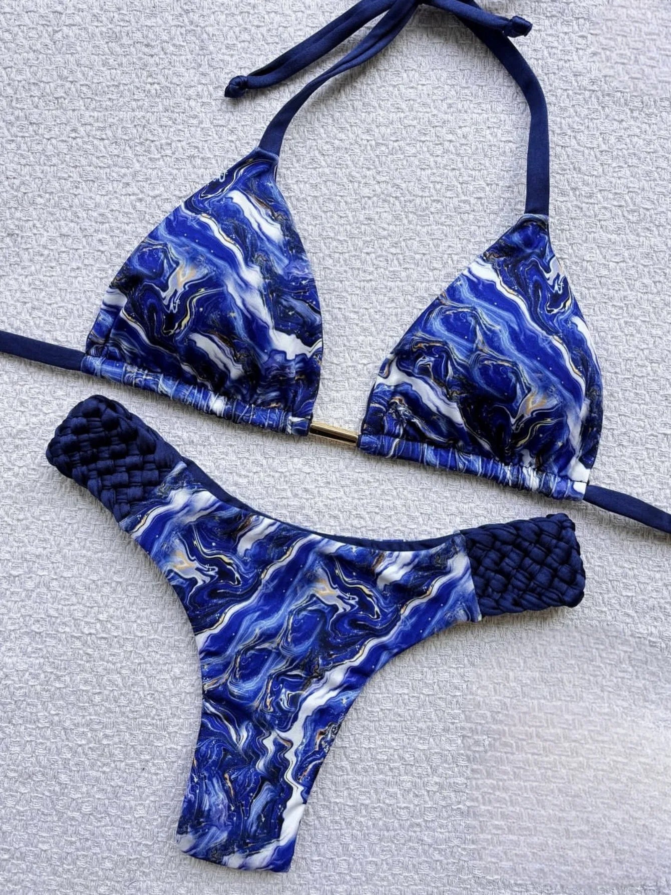 RUOTONSEPT nyomtatott pántnélküli mini tanga magas kivágású bikini női fürdőruha női fürdőruha kétrészes bikiniszett fürdőruha úszás