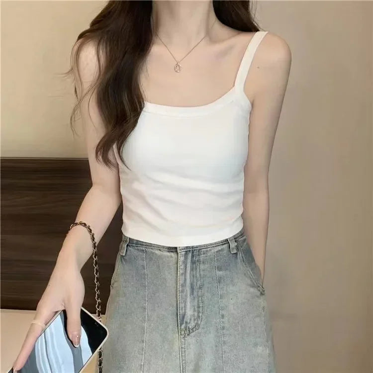 Crop Top Női Szexi Ujjatlan Felsők Divat Női Fehérnemű Női Kamiszole Lány Alap Póló Mellény Fehérnemű Melltartók Tube Topok Forró