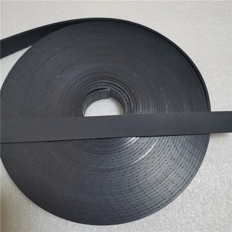 TPU beépített acélhuzal lapos övek fitneszeszközökhöz, vastagság 2 mm, szélesség 20/25/30/40 mm, lábhajtású gépmeghajtó tartozékok