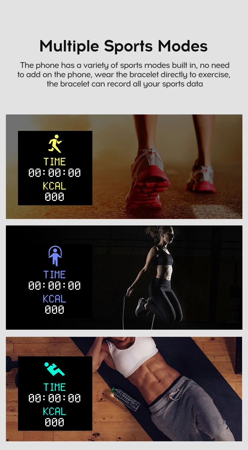 Okosóra nőknek, férfiaknak, Bluetooth-os telefonlejátszó, zene, fitnesz, sport karkötő, alvásfigyelő, digitális órák