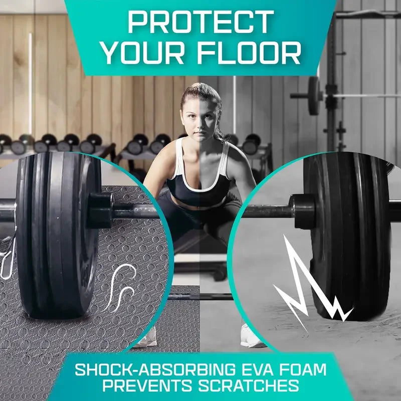 20 darabos kirakós fitneszszőnyeg, kétoldalas, egymásba illeszthető habszivacs padlószőnyeg, EVA csúszásmentes szőnyeg, jóga- és fitneszeszközökhöz alkalmas