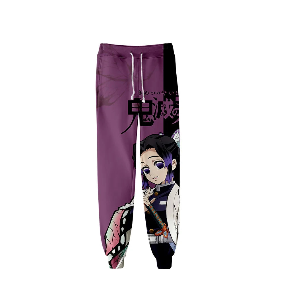Kimetsu No Yaiba Tomioka Giyuu Fiú Lány Hosszú Nadrág Demon Slayer Melegítőnadrág Férfi Női Anime Rajzfilm Sportruházat