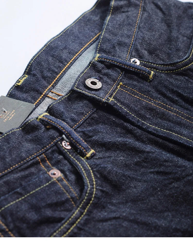 Piros Tornado Customized Tapered Jeans 14oz Selvedge Denim Nadrág Sanforized