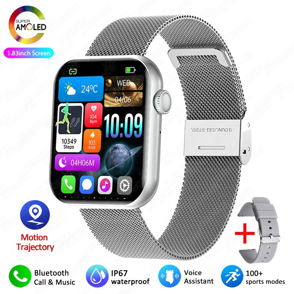 Új okosóra nőknek, teljes érintőképernyős, Bluetooth hívás, vízálló órák, sport fitneszkövető, okosóra hölgyeknek, Reloj Mujer