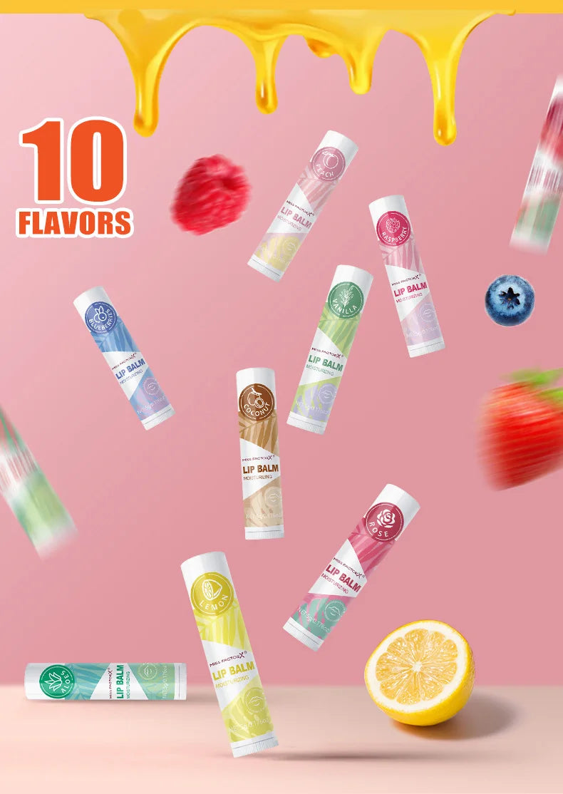 10 darabos rúzskészlet, természetes kidolgozású, hidratáló ajakápoló, tartós csillogás, minden bőrtípusra alkalmas, ünnepi ajándéknak