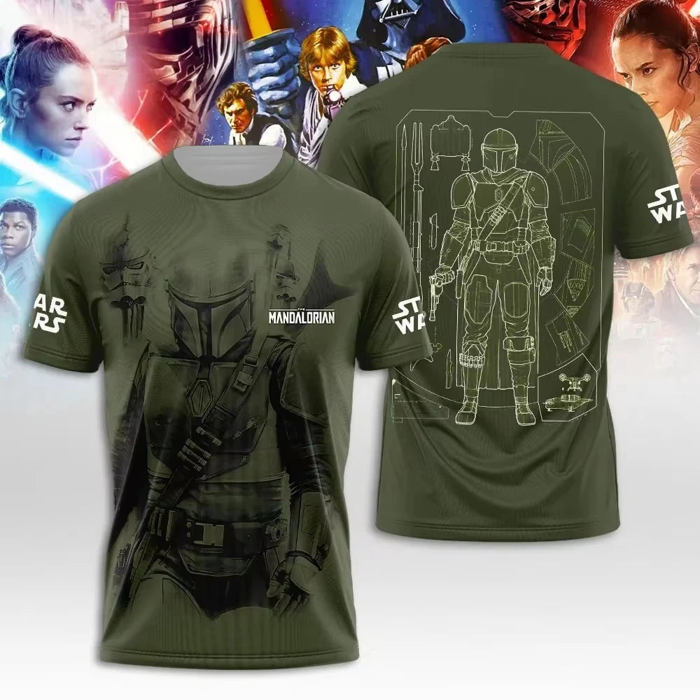 Star Wars klasszikus filmes logós gyerek póló, retró, utcai viselet, rövid ujjú, V-nyakú, unisex hiphop, hétköznapi rajongói felső