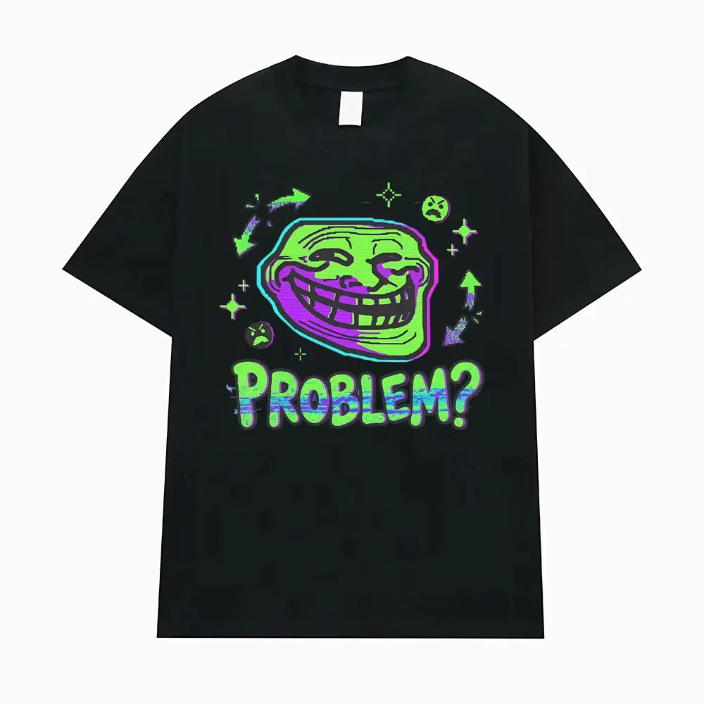 Dark Internetcore  Vicces Mém Póló Férfi