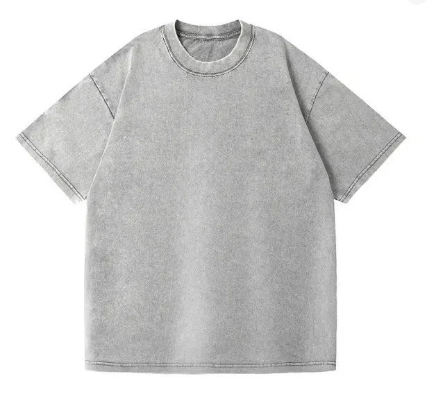 350 g/m²-es férfi  vintage pólók, utcai , retró  pamut, rövid ujjú