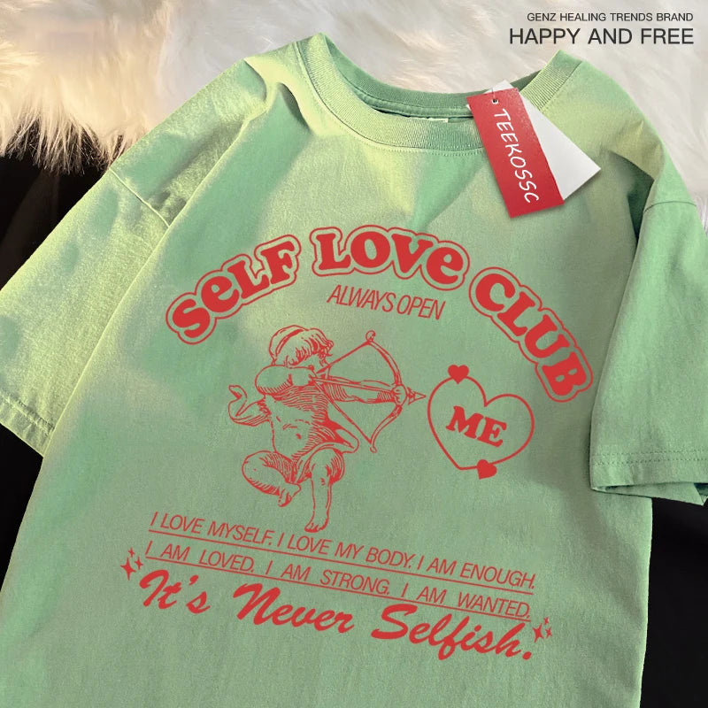 Self Love Club Fun Cupid Férfi Női Pólók