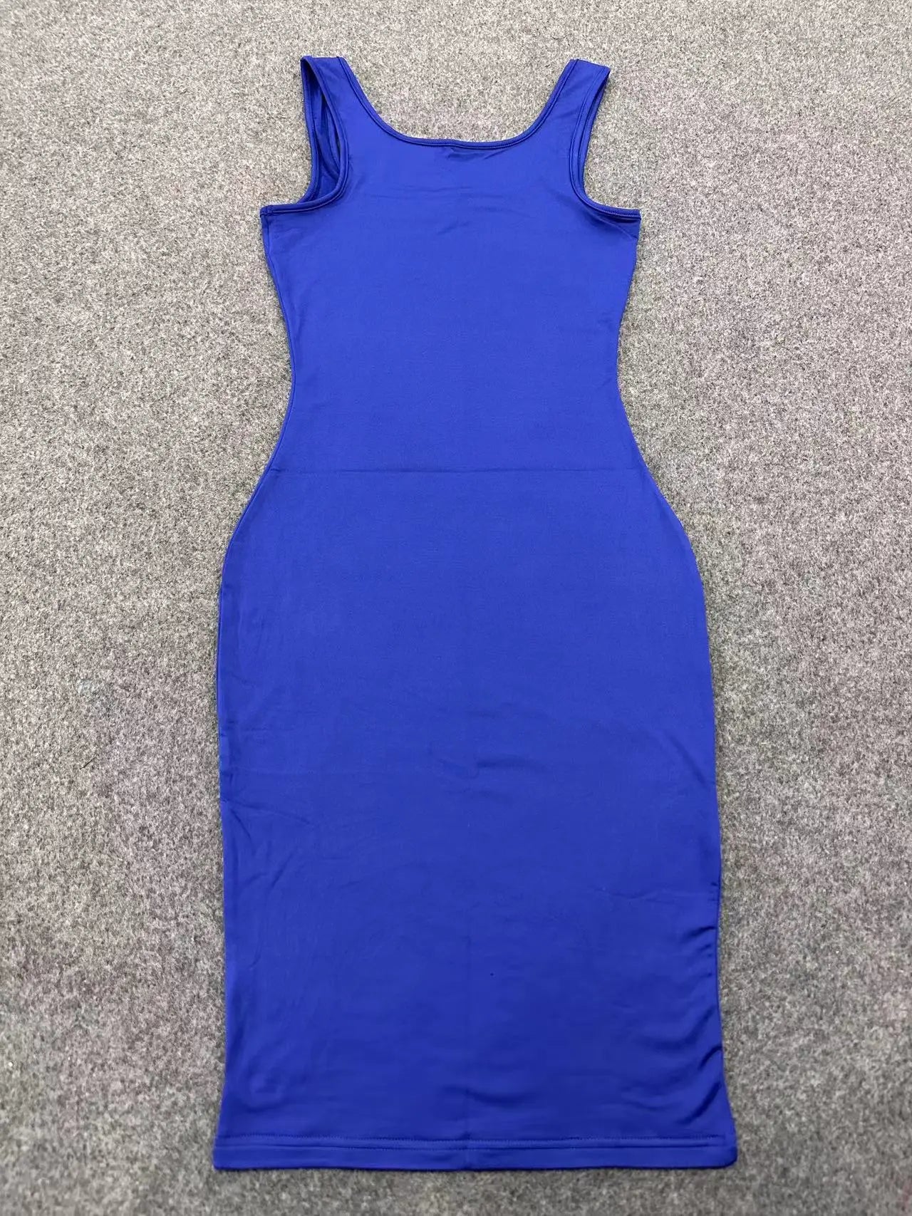 Nyári szexi tank top európai és amerikai plus size női ujjatlan midi ruha