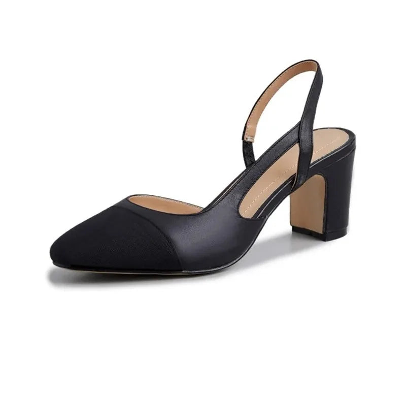2026 új női cipők divatos szögletes fejű magas sarkú szandálok női elegáns francia alkalmi cipők designer cipők Zapatos Mujer