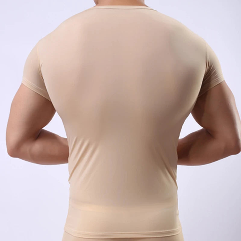Férfi szexi fitnesz testépítő póló