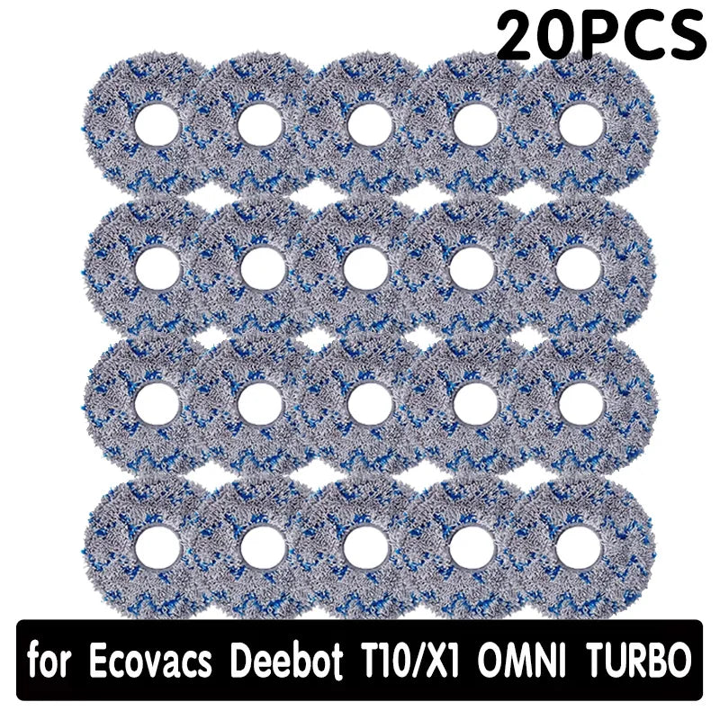 Porzsák Ecovacs Deebot T20 OMNI / T20 / T20 Max / T20 Pro / X1 OMNI / X1 TURBO / T10 OMNI / T10 TURBO porszívókhoz, felmosó kendő tartozékok