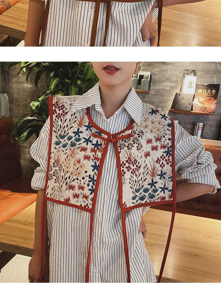 Mellények Női Hímzett Fűzős Sikkes Vintage Mindenféle Alkalmi Koreai Divat Nyári Klasszikus Elterjedt Mellény Harajuku Finom