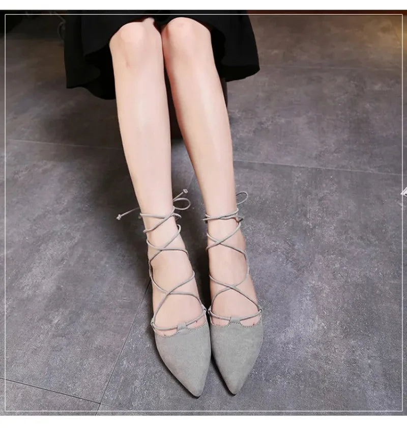 Új női cipők, divatos, hegyes hegyű római szandálok, gyönyörű csipke, üreges kivágású alkalmi cipők, női designer cipők, Zapatos Mujer