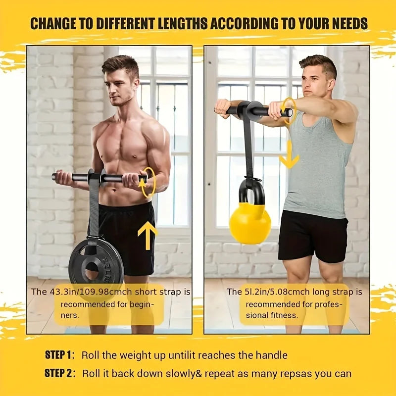 Alkarerősítő csuklógörgő vastagított, csúszásgátló fogantyúval, állítható övvel, csuklóerősítőkkel, fitneszfelszereléssel