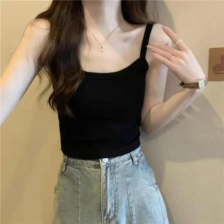 Crop Top Női Szexi Ujjatlan Felsők Divat Női Fehérnemű Női Kamiszole Lány Alap Póló Mellény Fehérnemű Melltartók Tube Topok Forró