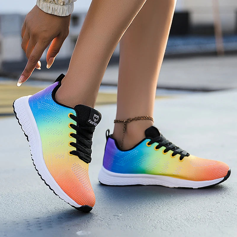 Női cipők 2024 trend Kényelmes női cipők Nyári lábbeli Lélegző alkalmi sport futócipők Luxus márka