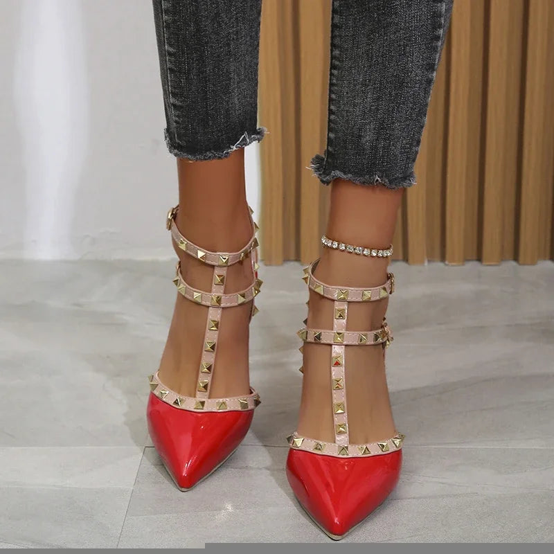 Cipők Női 2022 Nyári Női Magassarkú Valentin Napi Cipők Női Hegyes Orrú Pumps Női Cipő Zapatos Chaussure Femme
