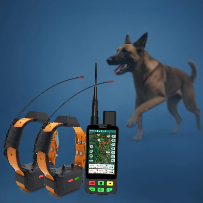 Ipari GPS kutyáknak: Kettős antennás (GPS/VHF) architektúra + Távoli mikrofonos hallgató- és sokkolóoszlop kisállat-kellékekhez