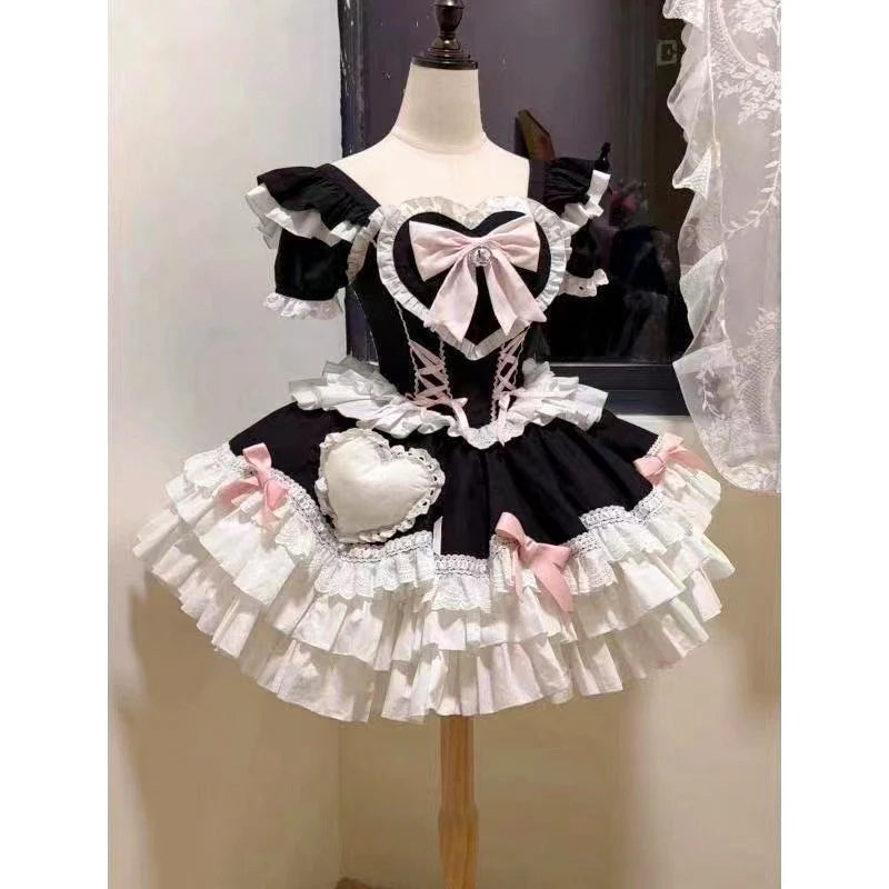Japán Kawaii 3 darabos szett Lolita Y2k kardigán kabátok + mini szoknyák + fűző mellény amerikai vintage öltönyök őszi parti sikkes