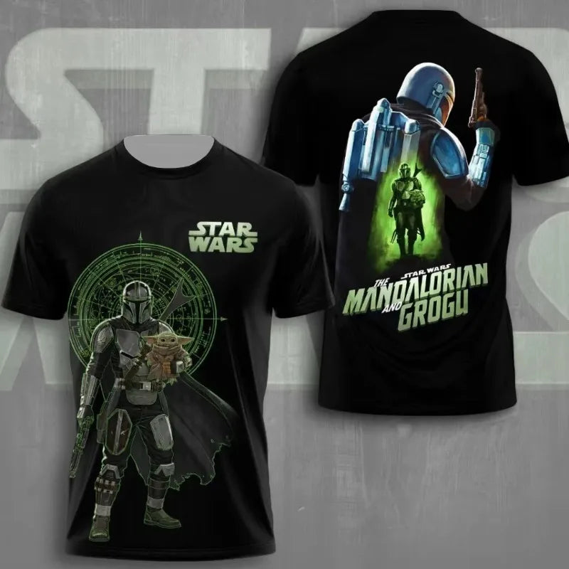 Star Wars klasszikus filmes logós gyerek póló, retró, utcai viselet, rövid ujjú, V-nyakú, unisex hiphop, hétköznapi rajongói felső