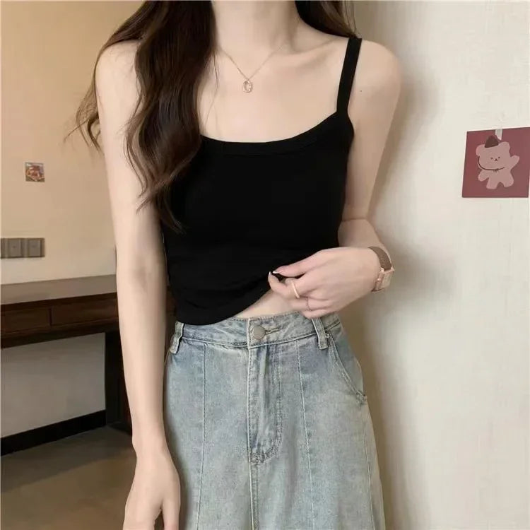 Crop Top Női Szexi Ujjatlan Felsők Divat Női Fehérnemű Női Kamiszole Lány Alap Póló Mellény Fehérnemű Melltartók Tube Topok Forró