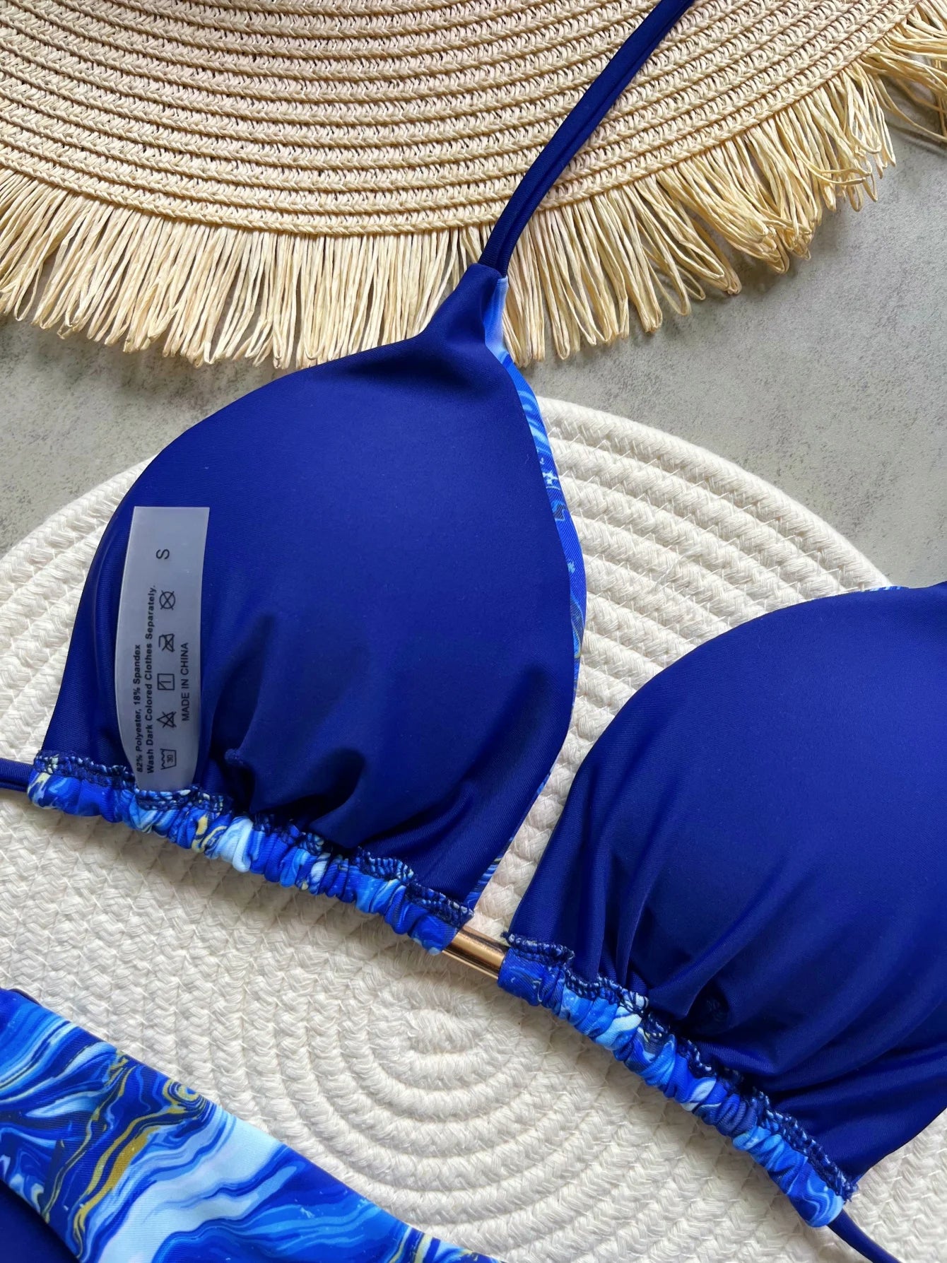 RUOTONSEPT nyomtatott pántnélküli mini tanga magas kivágású bikini női fürdőruha női fürdőruha kétrészes bikiniszett fürdőruha úszás