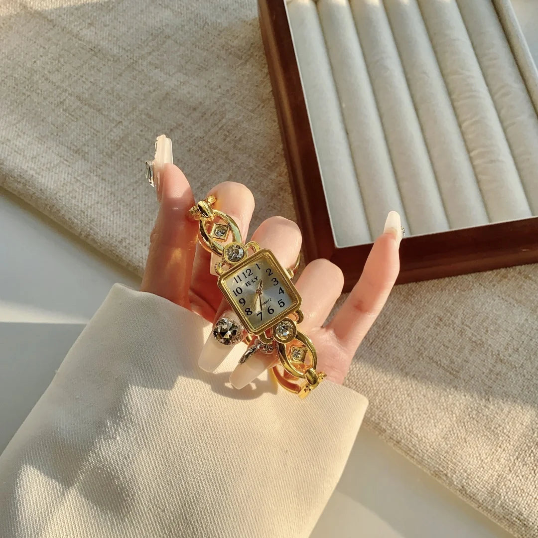 Női karórák Top márkájú luxus karórák női divatos arany karkötős óra női elegáns óra női montre femme