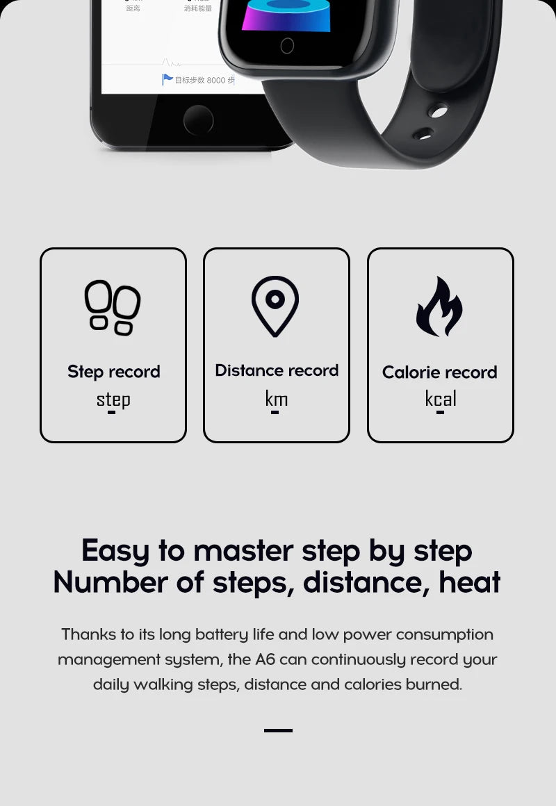 Okosóra nőknek, férfiaknak, Bluetooth-os telefonlejátszó, zene, fitnesz, sport karkötő, alvásfigyelő, digitális órák