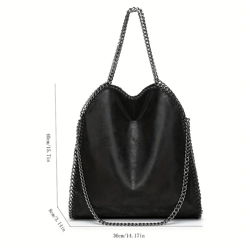 Női kézitáskák Divattervezés Kézitáska Alkalmi Zsebes Női kézitáska Hordozható Láncos Nagy Válltáska Crossbody Táska Születésnapi Ajándék