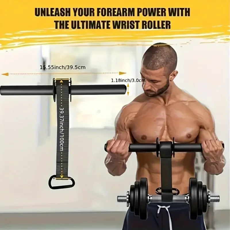Alkarerősítő csuklógörgő vastagított, csúszásgátló fogantyúval, állítható övvel, csuklóerősítőkkel, fitneszfelszereléssel