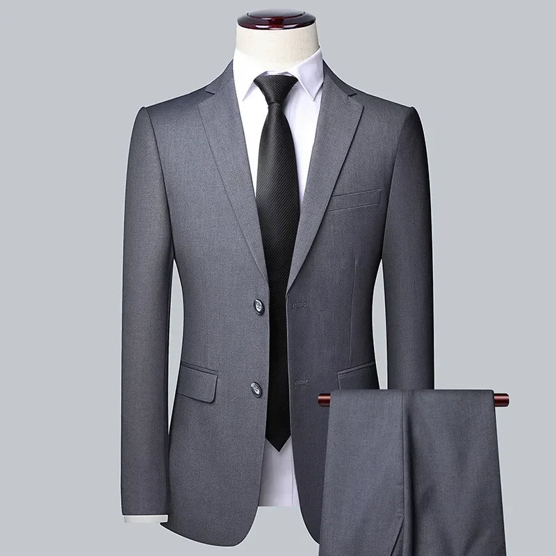 Férfi öltöny Butik Üzleti (Blazer + Mellény + Nadrág) Úri Esküvői Hétköznapi Professzionális Formális öltöny 3 részes M-6XL