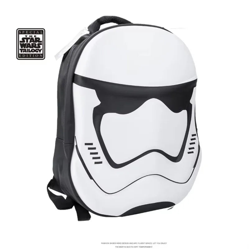 STAR WARS 3D sztereó, rajzfilm hátizsák, Darth Vader, Fehér Katona, anime kiegészítők, ajándékok