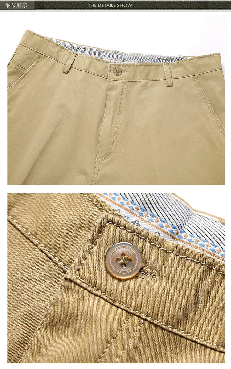 100% pamut rövidnadrág férfiaknak, térdig érő boardshorts, klasszikus márkájú, kényelmes ruházat, strandnadrág, férfi rövid nadrág