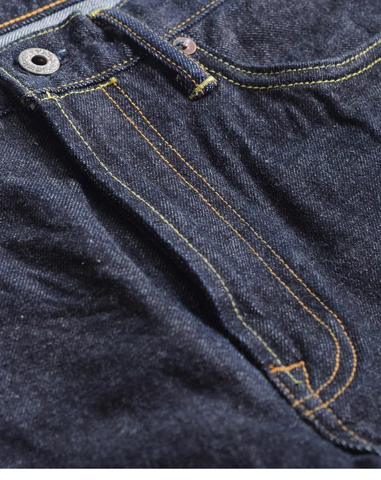 Piros Tornado Customized Tapered Jeans 14oz Selvedge Denim Nadrág Sanforized