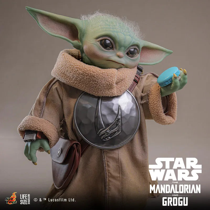 Hot Toys A Mandalóri Grogu Lms016 Grogu 1/6 37,5 cm-es filmes ajándéktárgy, asztali dísz, rajongói gyűjtemény