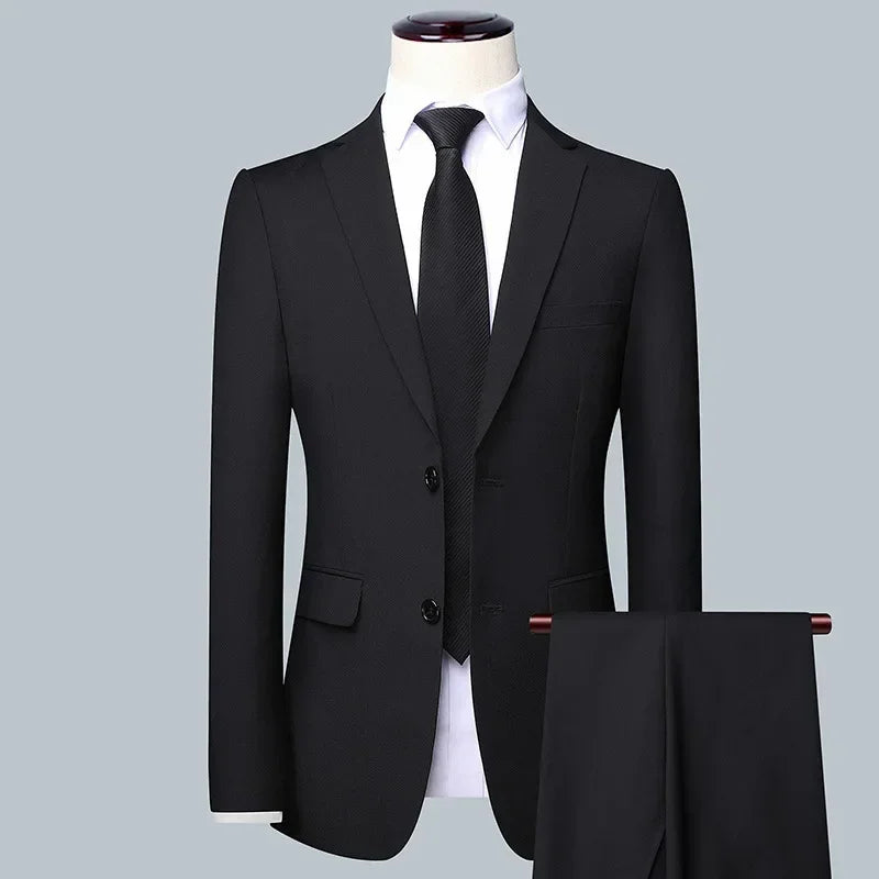 Férfi öltöny Butik Üzleti (Blazer + Mellény + Nadrág) Úri Esküvői Hétköznapi Professzionális Formális öltöny 3 részes M-6XL
