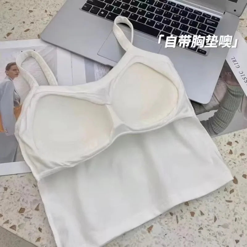 Crop Top Női Szexi Ujjatlan Felsők Divat Női Fehérnemű Női Kamiszole Lány Alap Póló Mellény Fehérnemű Melltartók Tube Topok Forró