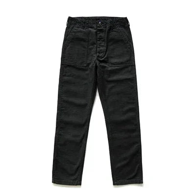 SauceZhan OG107 Utility  Katonai  Klasszikus Cargo Olive Férfi  Nadrág Szatén Pamut Egyenes Fazonú