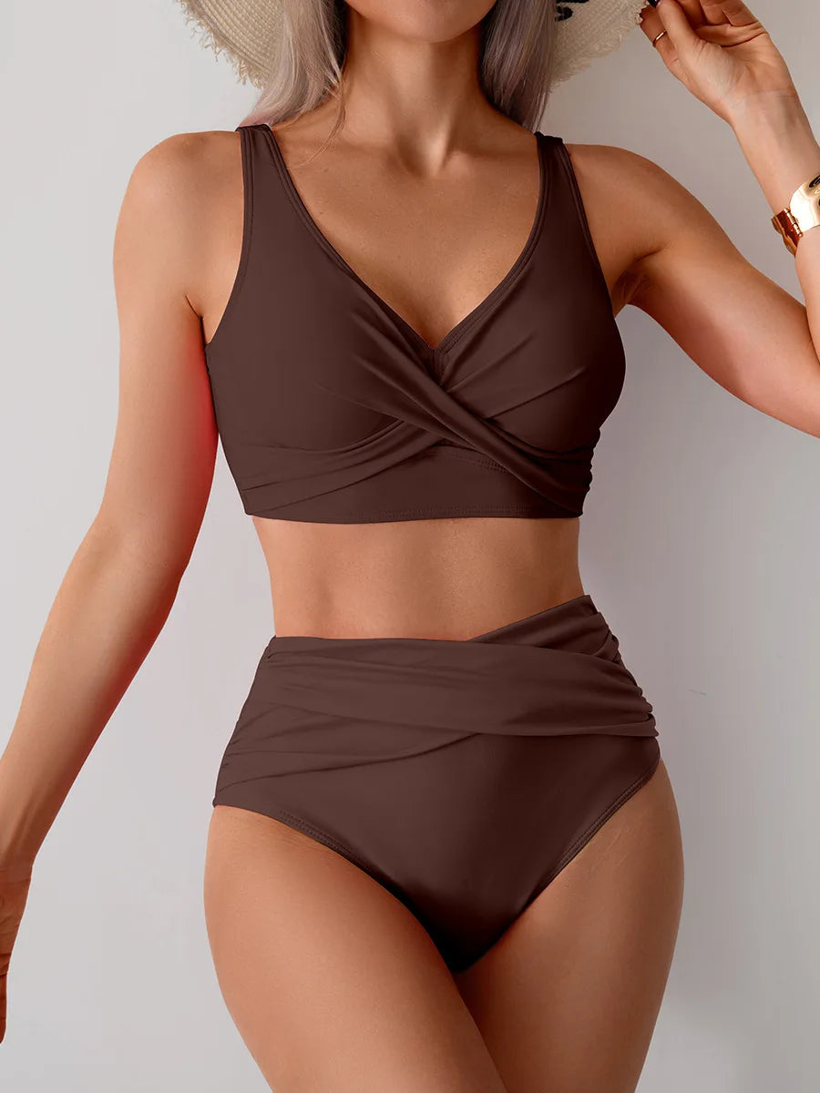 Nyári szexi bikinik push up fürdőruhák női fürdőruha női strandruhákhoz fürdőruhák magas derekú bikiniszett medencefürdőző