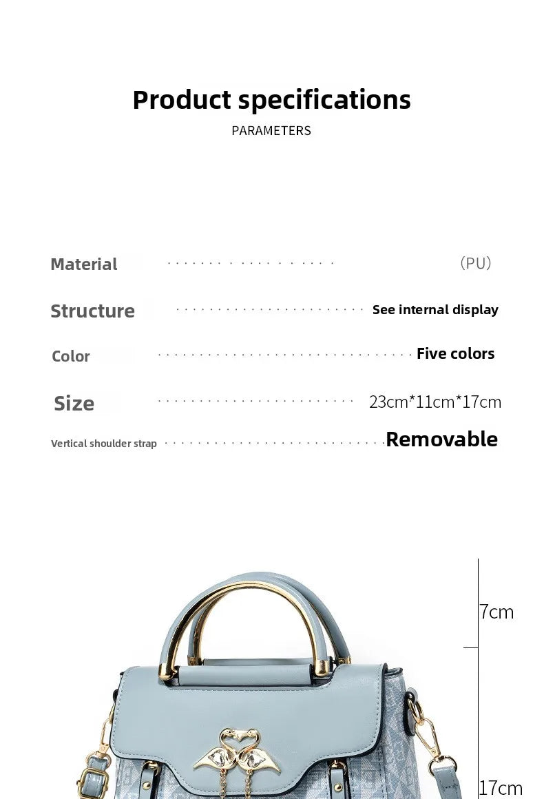 Női kézitáska, új divattrend, dombornyomott, egyszínű, sokoldalú, váll- és keresztpántos táska nőknek.
