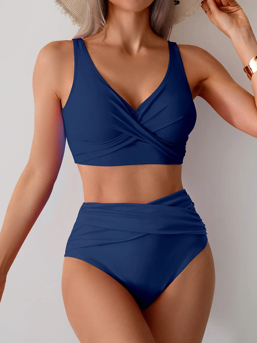 Nyári szexi bikinik push up fürdőruhák női fürdőruha női strandruhákhoz fürdőruhák magas derekú bikiniszett medencefürdőző