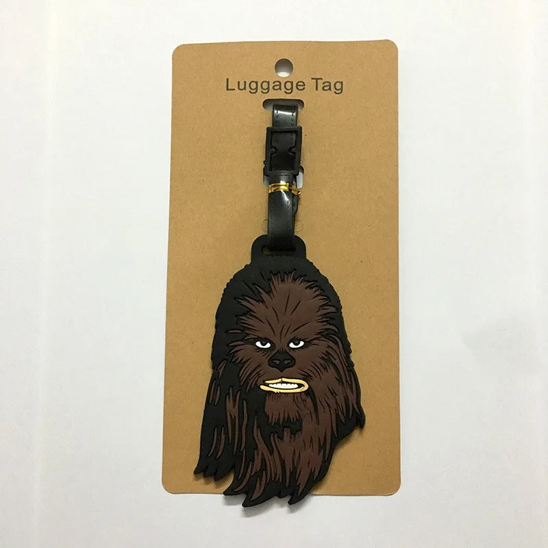 Star Wars utazó poggyászcímke rajzfilmfigura aranyos bőrönd azonosító címke beszállópoggyász címke divatos medál dísz ajándék