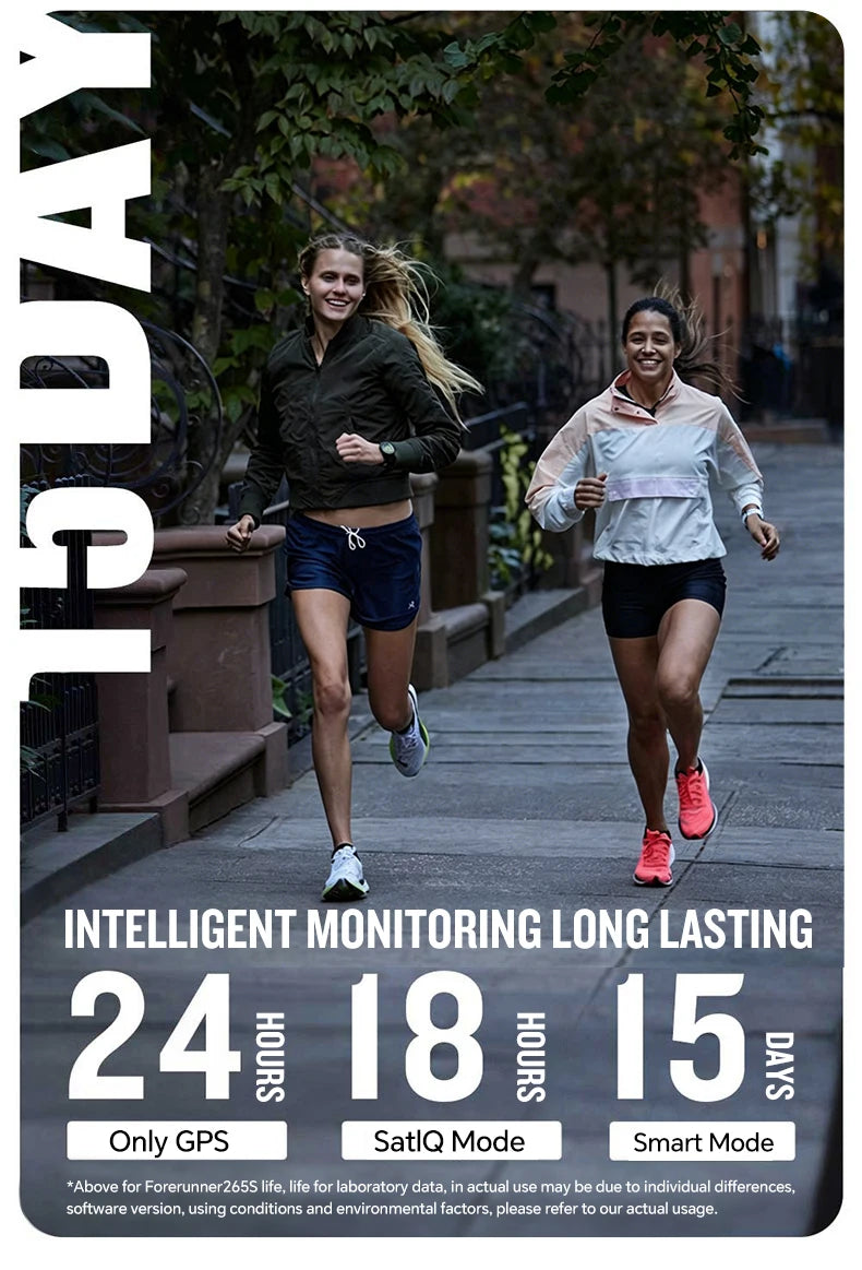 Garmin Forerunner 265/265s sportóra, kültéri GPS, futás, fitnesz, maraton, úszás, kínai pulzusmérő, véroxigén-mérő, okosóra