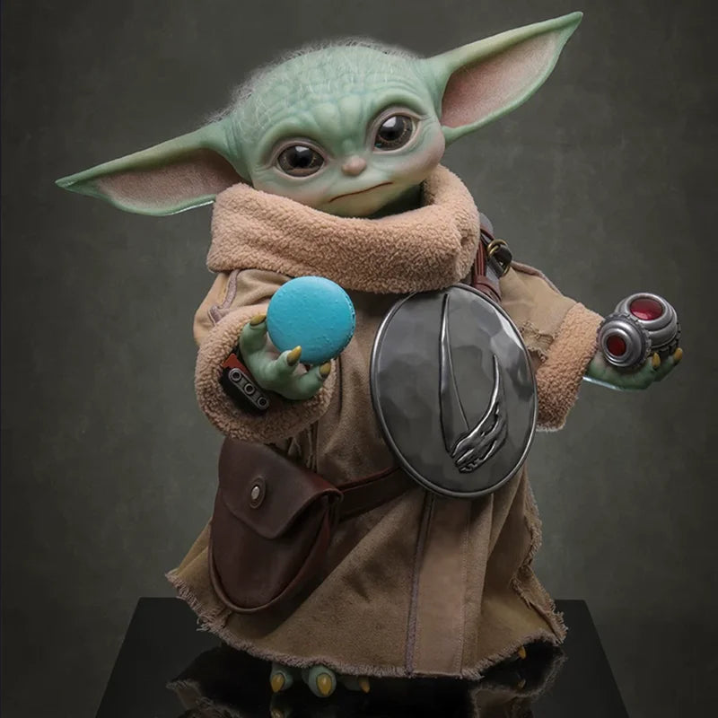 Hot Toys A Mandalóri Grogu Lms016 Grogu 1/6 37,5 cm-es filmes ajándéktárgy, asztali dísz, rajongói gyűjtemény