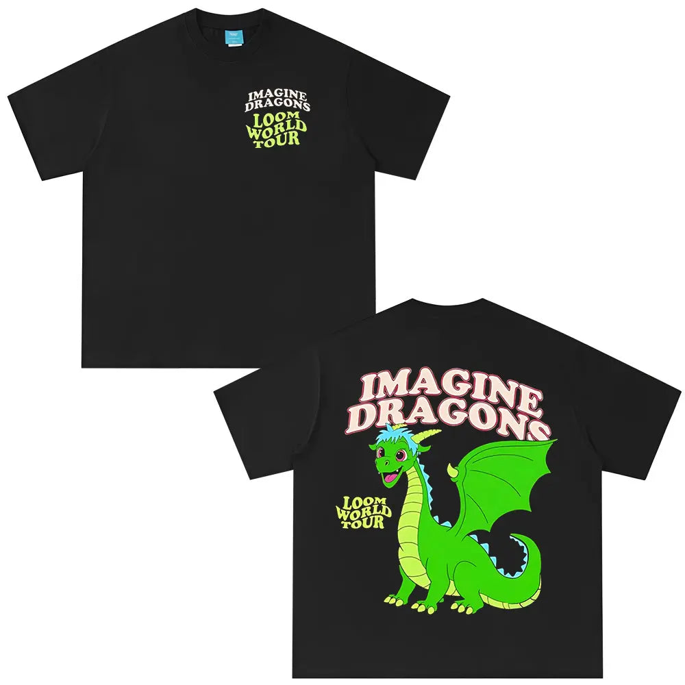 Imagine Dragons Band Loom World Tour 2025 póló Férfi Női ruházat