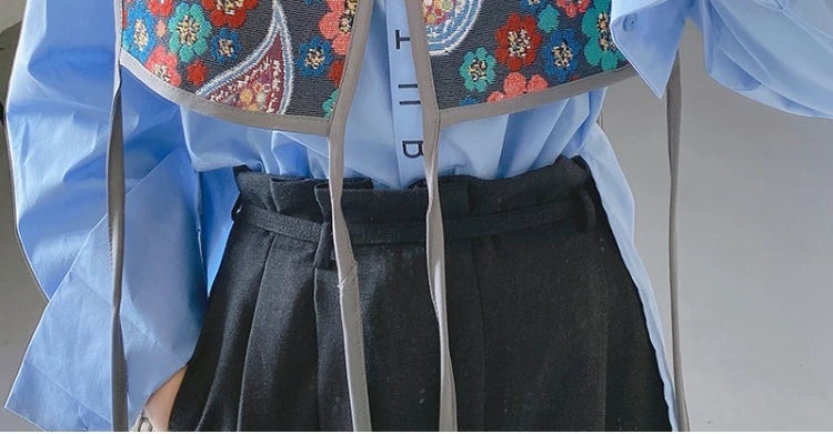 Mellények Női Hímzett Fűzős Sikkes Vintage Mindenféle Alkalmi Koreai Divat Nyári Klasszikus Elterjedt Mellény Harajuku Finom